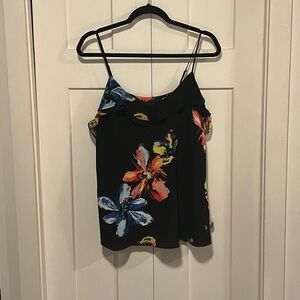Mossimo Spaghetti Strap Floral Camisole Sz M EUC